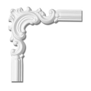 Corner for moldings for ceilings and walls (25 x 25 cm) N