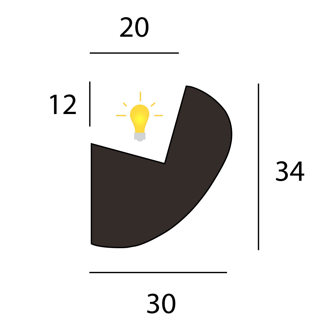 Sieninė LED juosta (240 x 3,4 x 3 cm)